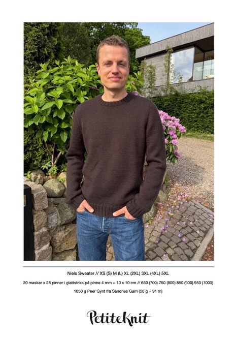 Hovedbilde Niels Sweater oppskrift