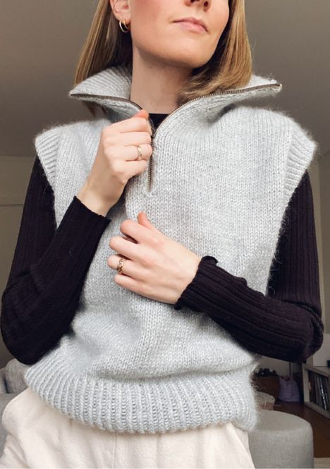 Hovedbilde Zipper slipover oppskrift