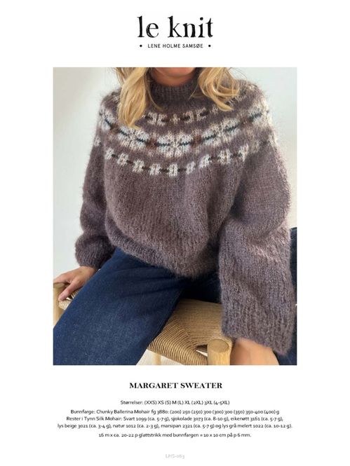 Hovedbilde Margaret Sweater oppskrift