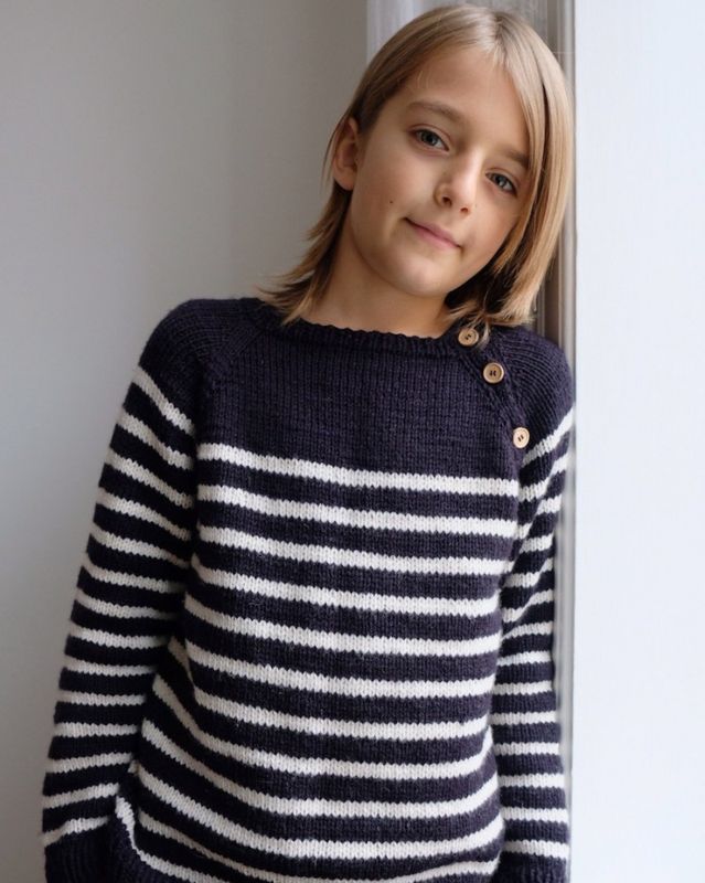 Seaside sweater junior oppskrift