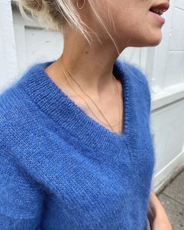 Stockholm sweater v-neck oppskrift