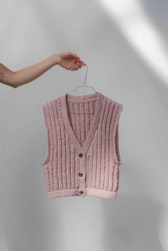 Chunky vest oppskrift