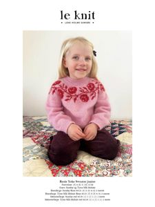Hovedbilde Rosie Yoke Sweater Junior oppskrift