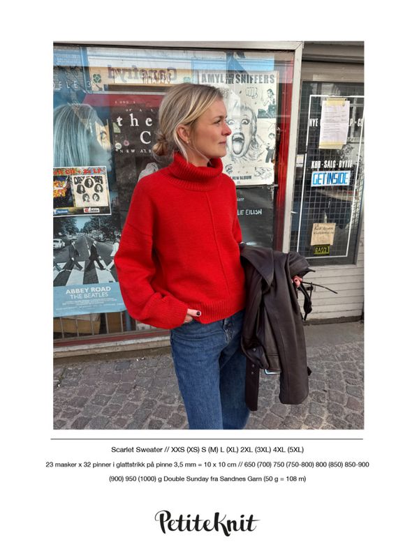 Scarlet Sweater oppskrift