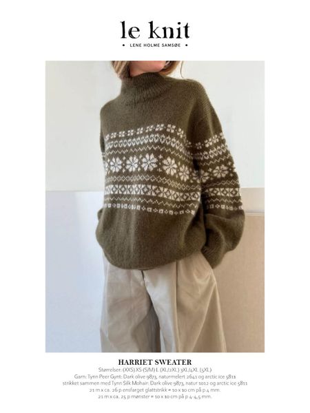 Harriet Sweater oppskrift