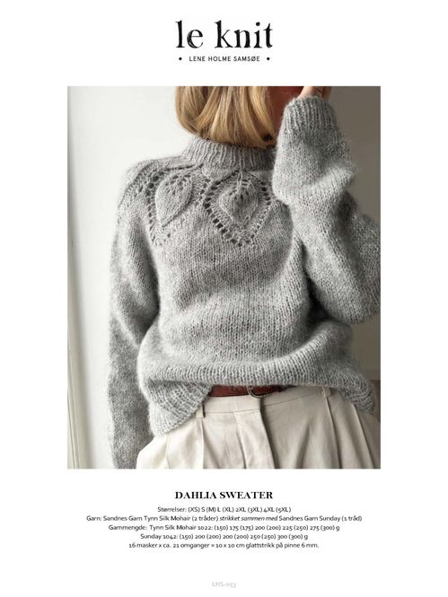 Hovedbilde Dahlia Sweater oppskrift