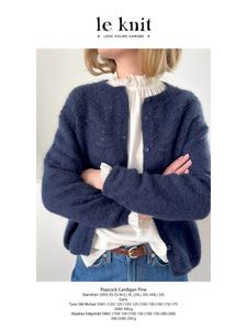 Hovedbilde Peacock Cardigan Fine oppskrift