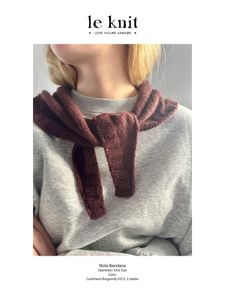 Hovedbilde Note Bandana oppskrift