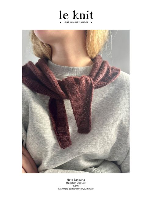 Hovedbilde Note Bandana oppskrift