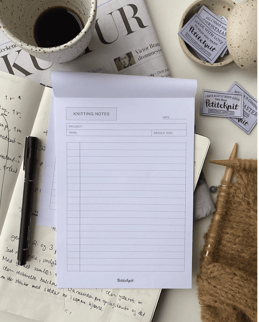 Hovedbilde Knitting Notes A5 blokk